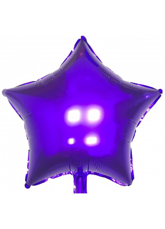 Повітряні кульки фіолетова зіронька 45 см