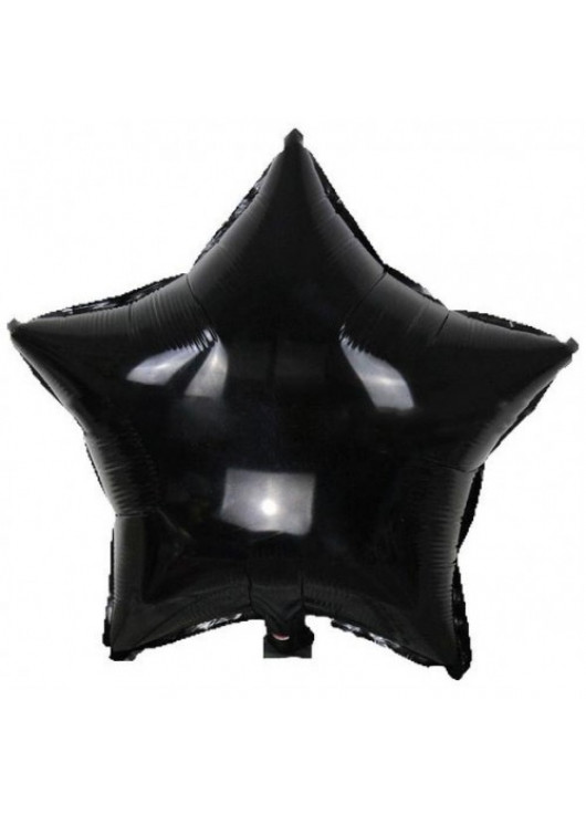 Повітряні кульки чорна зіронька 45 см