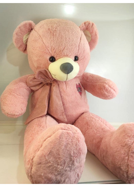 Ведмедик рожевий (великого  розміру) 100см