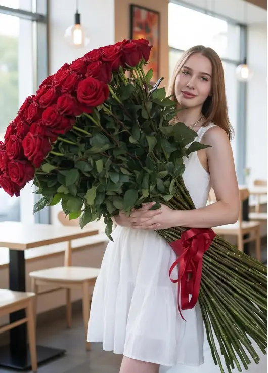 Величезні троянди 150-180см