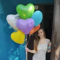 Повітряні кульки сердця