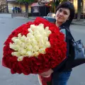 букет троянд у формі серця