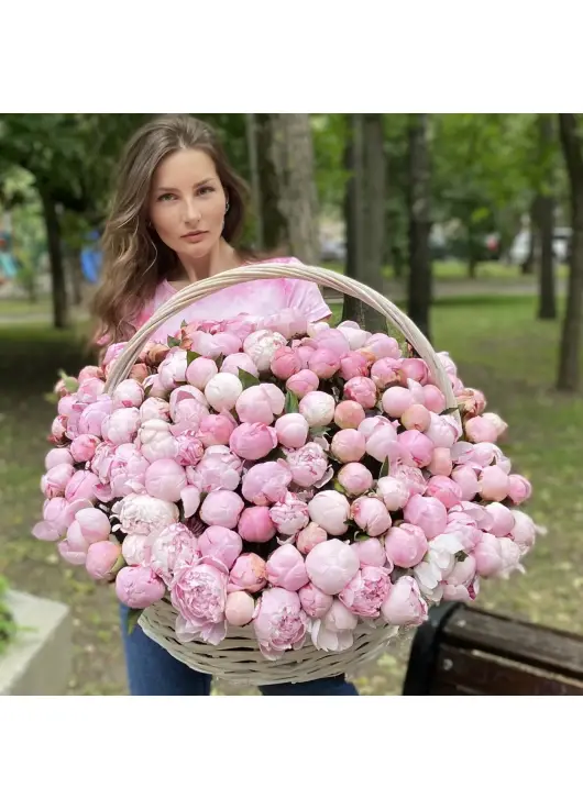Люкс Кошик 201 півонія!
