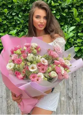 Рожева еустома