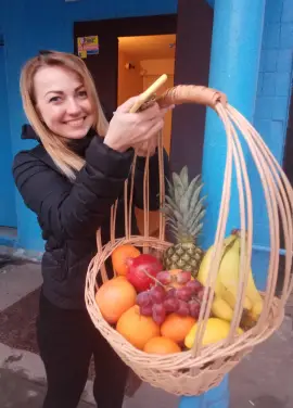 Кошик фруктів великий №1