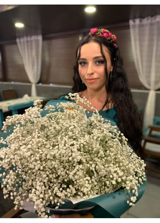 Букет гіпсофіли у Дніпрі.
