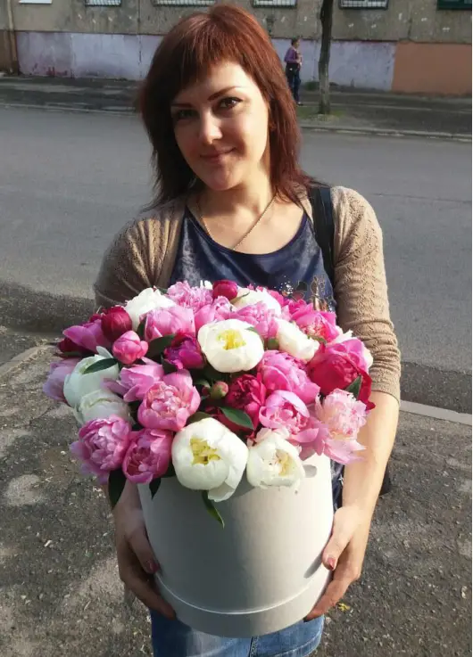 Коробка півоній Дніпро