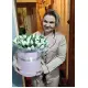 Білий тюльпан у капелюшної коробці Білий тюльпан у капелюшної коробці