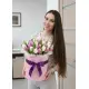 25 ніжних тюльпанів у коробці (імпорт, Нідерланди)