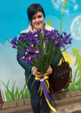Букет iрисов