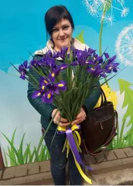 Букет iрисов
