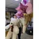 Набір для Коханої: ведмедик 1 м, троянди, шари