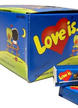 Жувальна гумка "Love is .." 100шт
