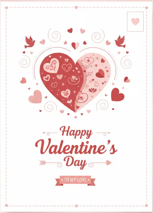 Happy Valentine’s Day — Три серця 005
