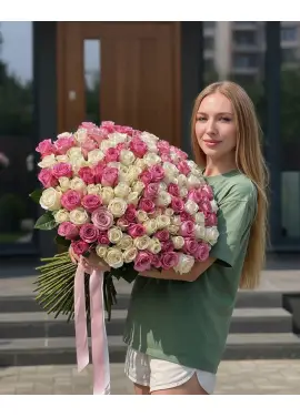 1011 ніжна троянда "Ранок у Дніпрі"