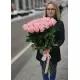 Букет із 35 високих рожевих троянд «Be Sweet»