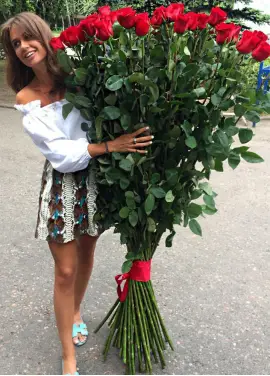 Голандські троянди  150 см