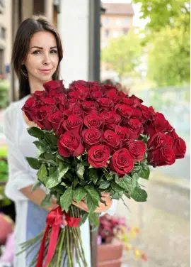 Голандські троянди 25 шт.
