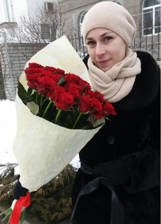 Букет червоних троянд Дніпро Букет червоних троянд Дніпро
