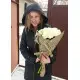 Букет 19 білих троянд Букет 19 білих троянд