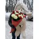 19 троянд + ведмедик 1м 19 троянд + ведмедик 1м