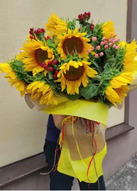 Букет з сонячника
