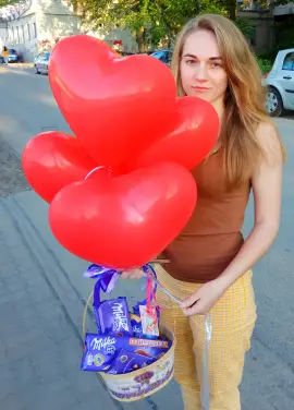 Кошик шоколаду Milka