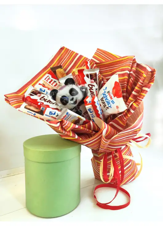 Дитячий букет з Kinder шоколад Дитячий букет з Kinder шоколад