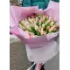 Букет із 75 ніжних тюльпанів (імпорт, Нідерланди)