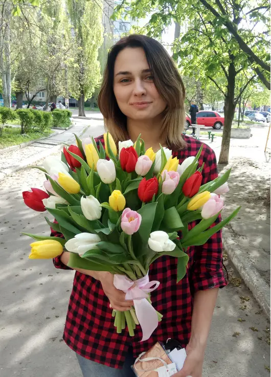 Букет iз тюльпанів