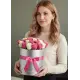 25 білих і рожевих в коробці