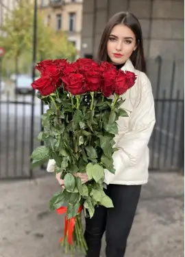 Голандські троянди 25 шт.