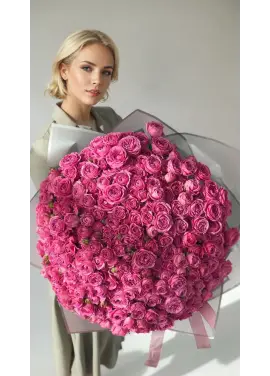 75 гілки піонативних бульбашок Raspberry Rose