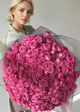 75 гілки піонативних бульбашок Raspberry Rose