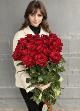 Голандські троянди 25 шт.